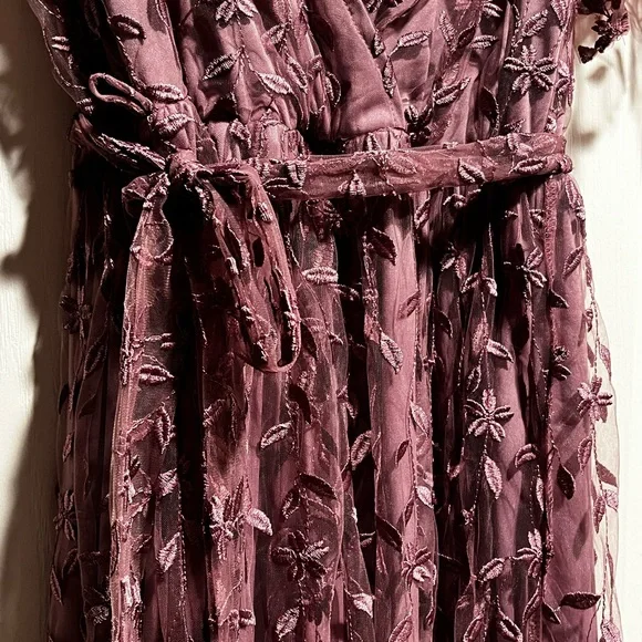 Baltic Born Mauve Floral Maxi Dress - Picture 5 of 6